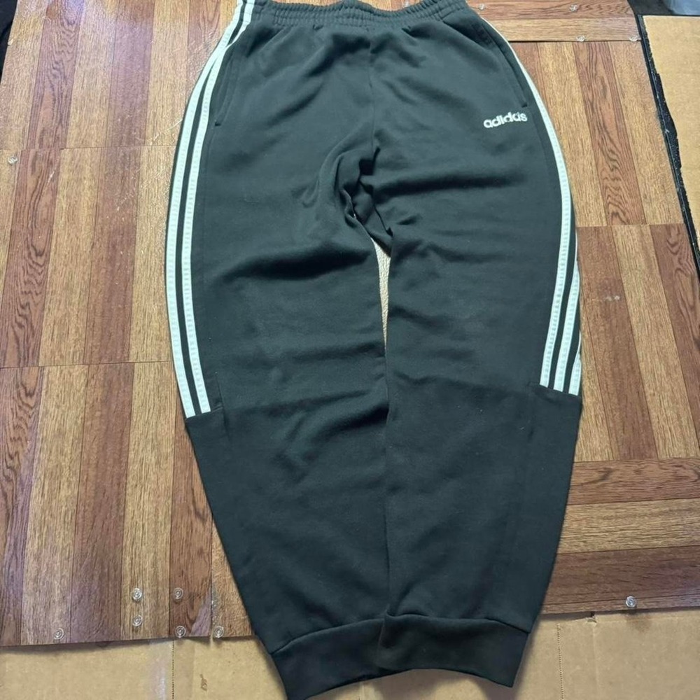 Adidas Black Striped‎ Retro Tech Sweatpants Jogger Medium